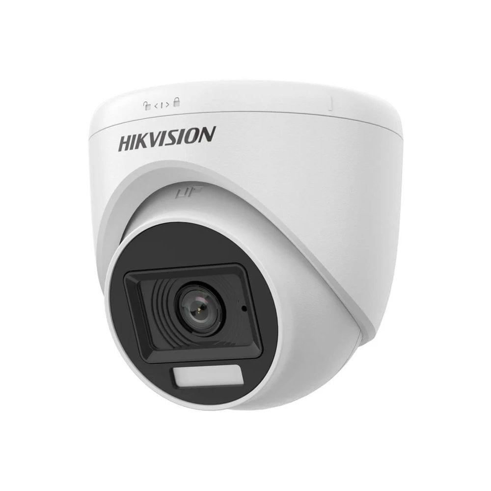 CÁMARA DE SEGURIDAD HIKVISION TURRET 5MP CON VISIÓN NOCTURNA IR 20M, AUDIO Y LENTE 2.8MM - 1