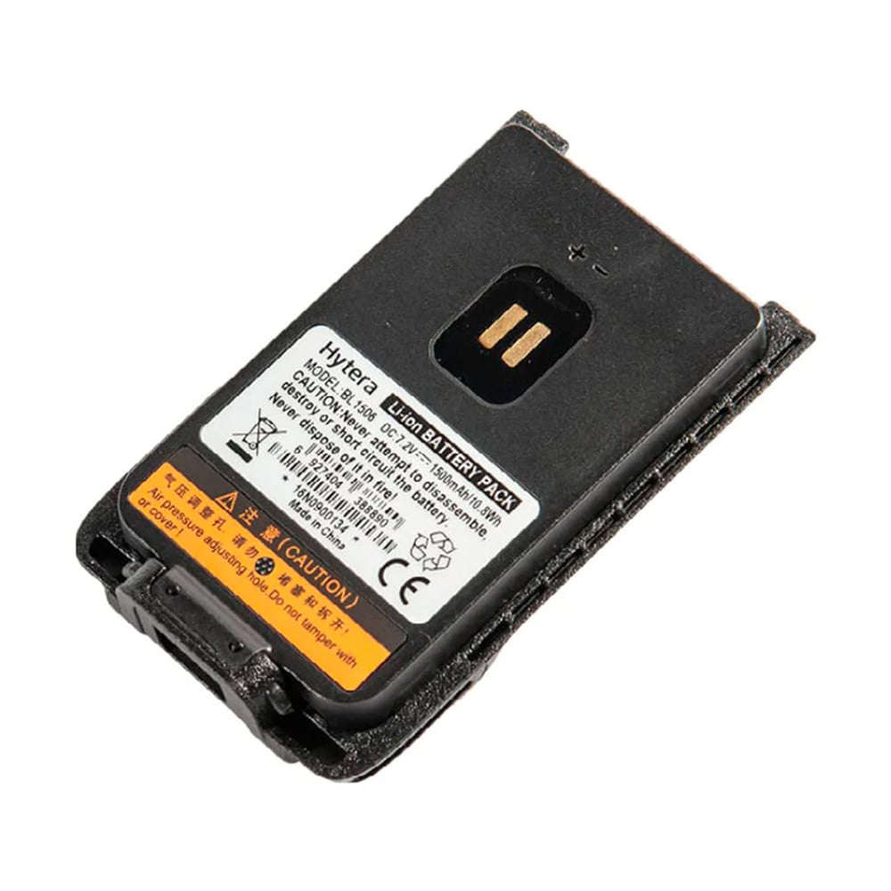 BATERÍA DE REPUESTO HYTERA 1500MAH PARA RADIOS BD506 Y BD616 - ALTA CAPACIDAD Y RENDIMIENTO - 1