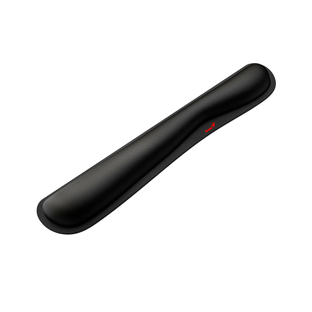 REPOSAMUÑECAS GENIUS G-WP 100 PARA TECLADO, COLOR NEGRO, CÓMODO Y ERGONÓMICO PARA LARGAS SESIONES - 1