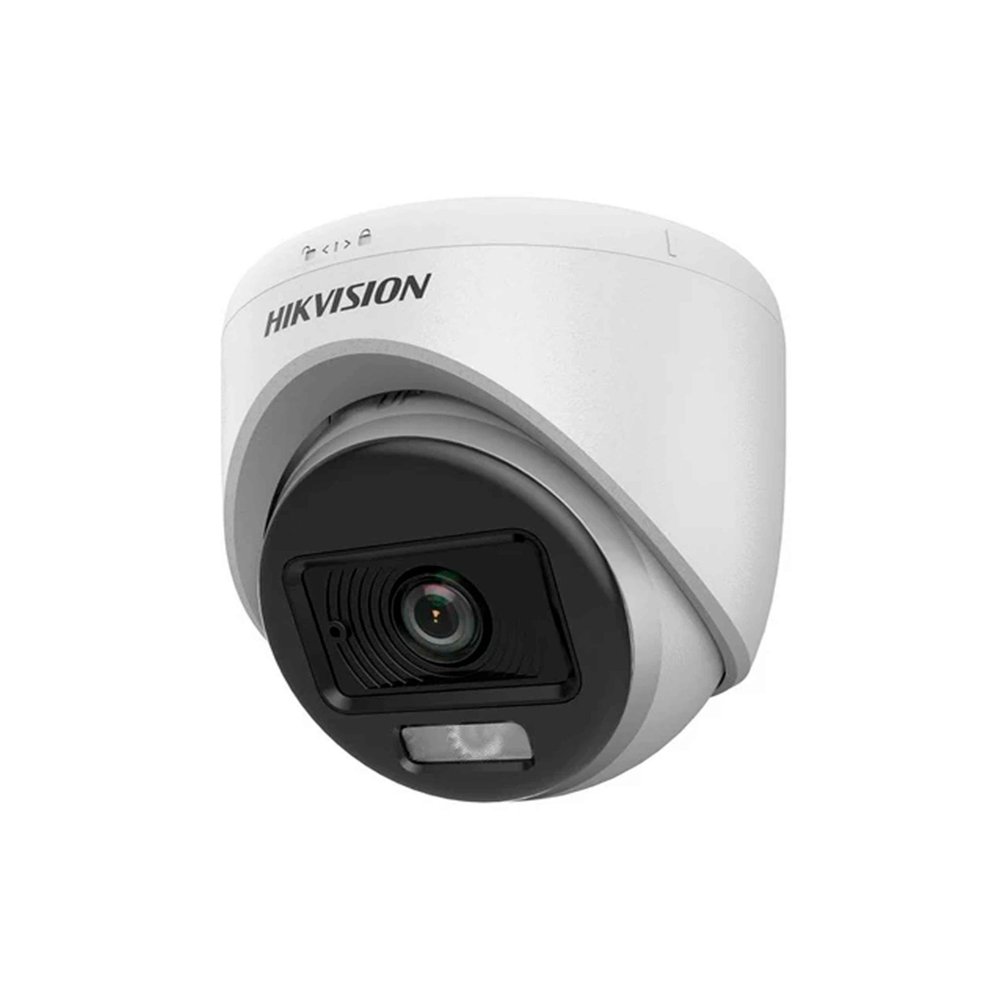 CÁMARA DE SEGURIDAD HIKVISION 5MP COLORVU TURRET, VISIÓN NOCTURNA DE 20M, 2.8MM, AUDIO INTEGRADO - 1