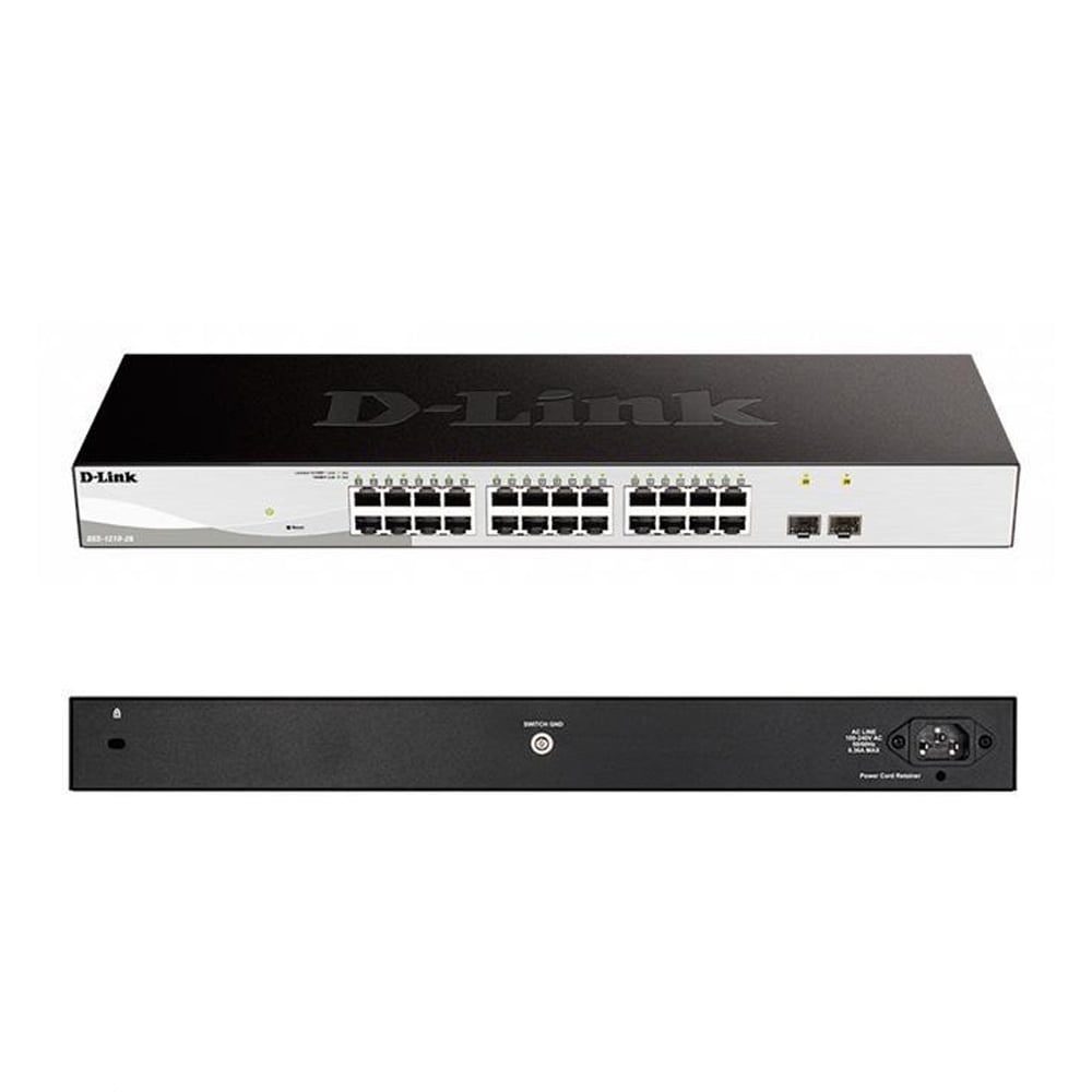 SWITCH D-LINK DGS-1210-26 DE 24 PUERTOS GBE, ADMINISTRACIÓN CAPA 2, ALTO RENDIMIENTO Y FIABILIDAD. - 1