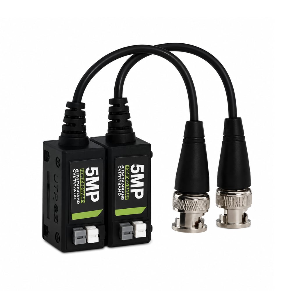 ZKTECO VIDEO BALUN 4K - TRANSMISOR DE VIDEO PARA CCTV, ALTA RESOLUCIÓN Y CONEXIÓN EFICIENTE - 1