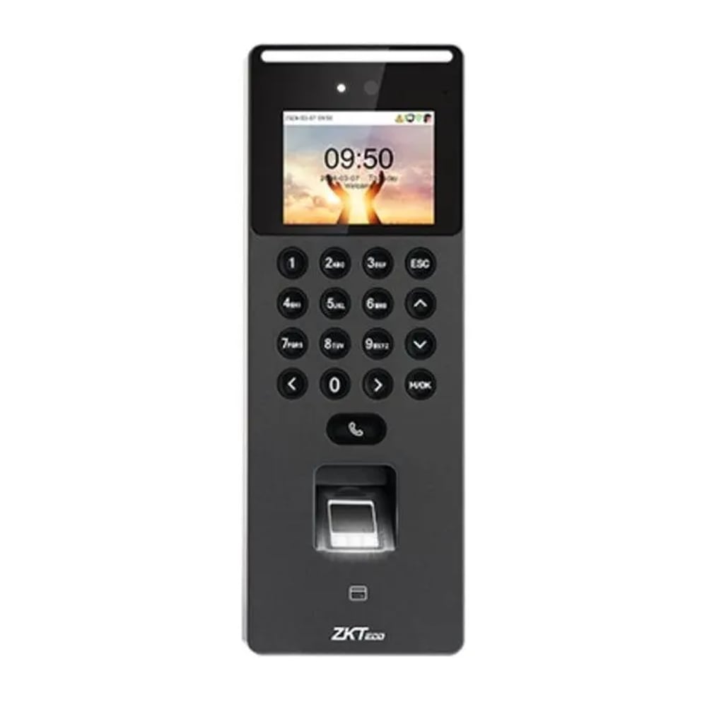 CONTROL DE ACCESO ZKTECO 1500 ROSTO HHUELLA Y TARJETA BIOMÉTRICO - 1