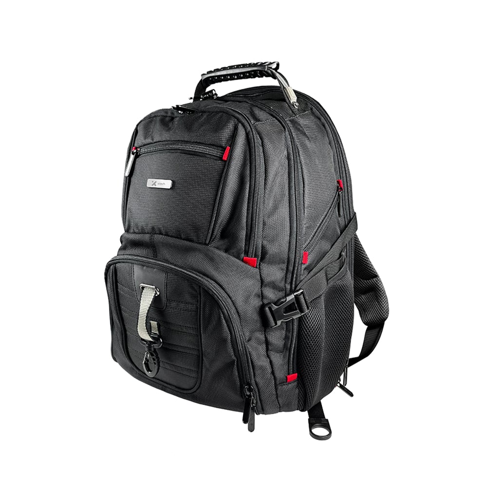 MOCHILA PARA LAPTOP XTECH BATTLESTASH XTB-508 DE 17' EN COLOR NEGRO, IDEAL PARA GAMERS - 1
