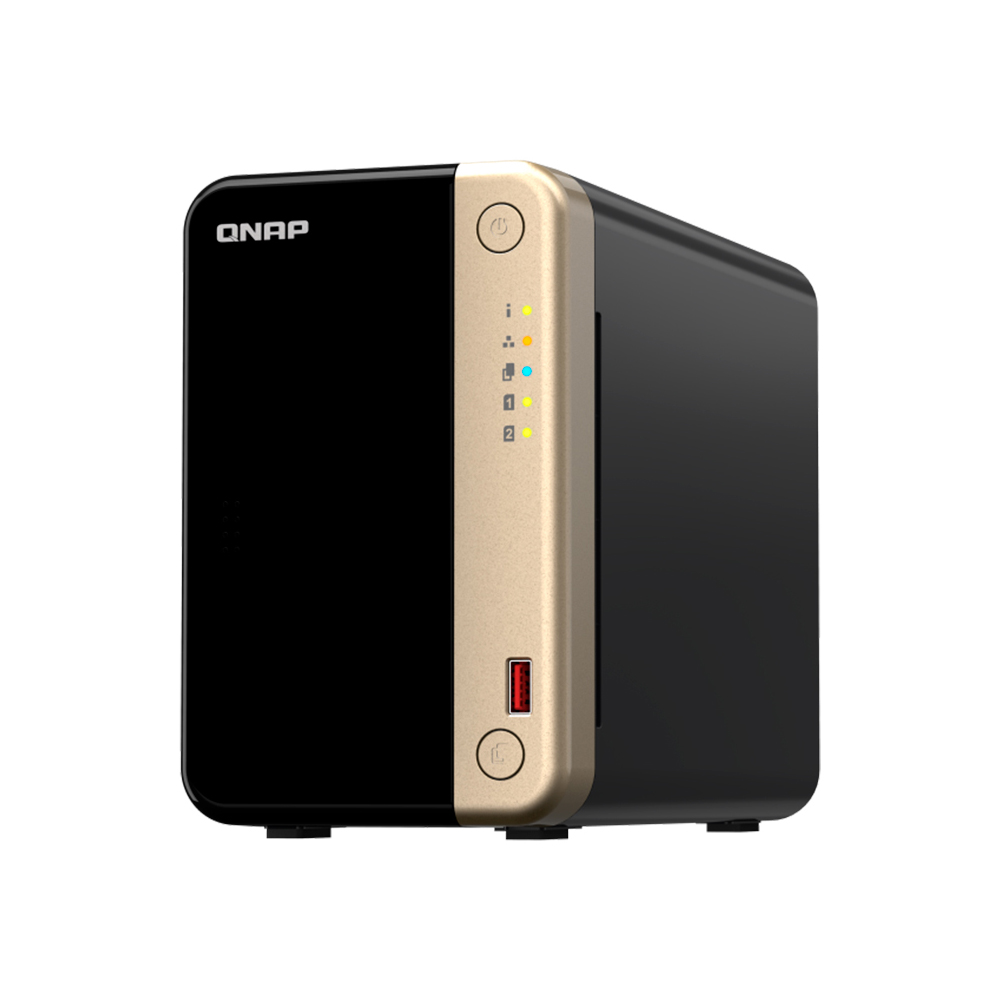 QNAP TS-264-8G NAS DE 2 BAHÍAS - ALMACENAMIENTO EFICIENTE Y RÁPIDO PARA TUS DATOS - 1