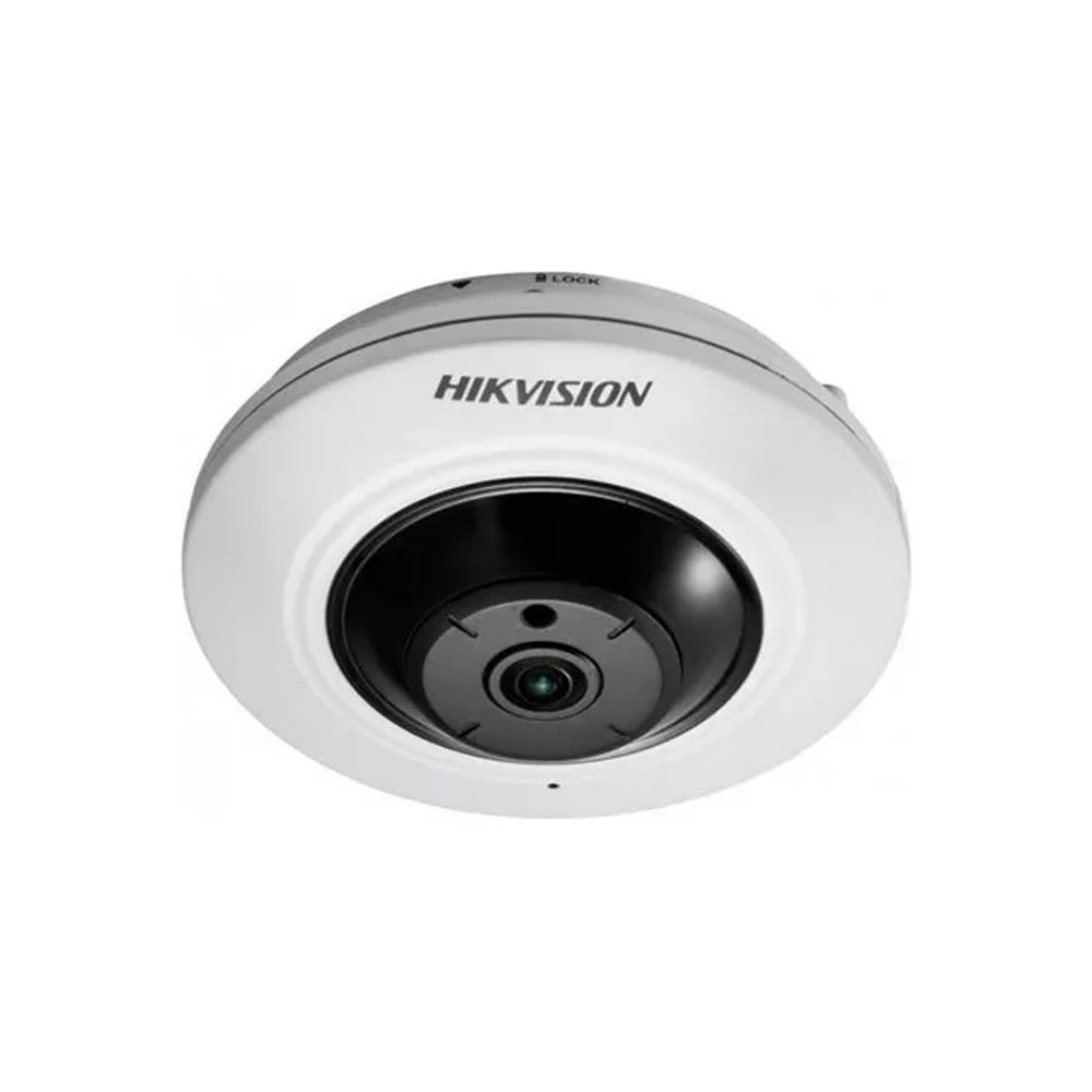 CÁMARA IP HIKVISION 5MP OJO DE PEZ 1.05MM PANORÁMICA 180° - SEGURIDAD Y VISIÓN AMPLIADA EN ALTA DEFINICIÓN - 1