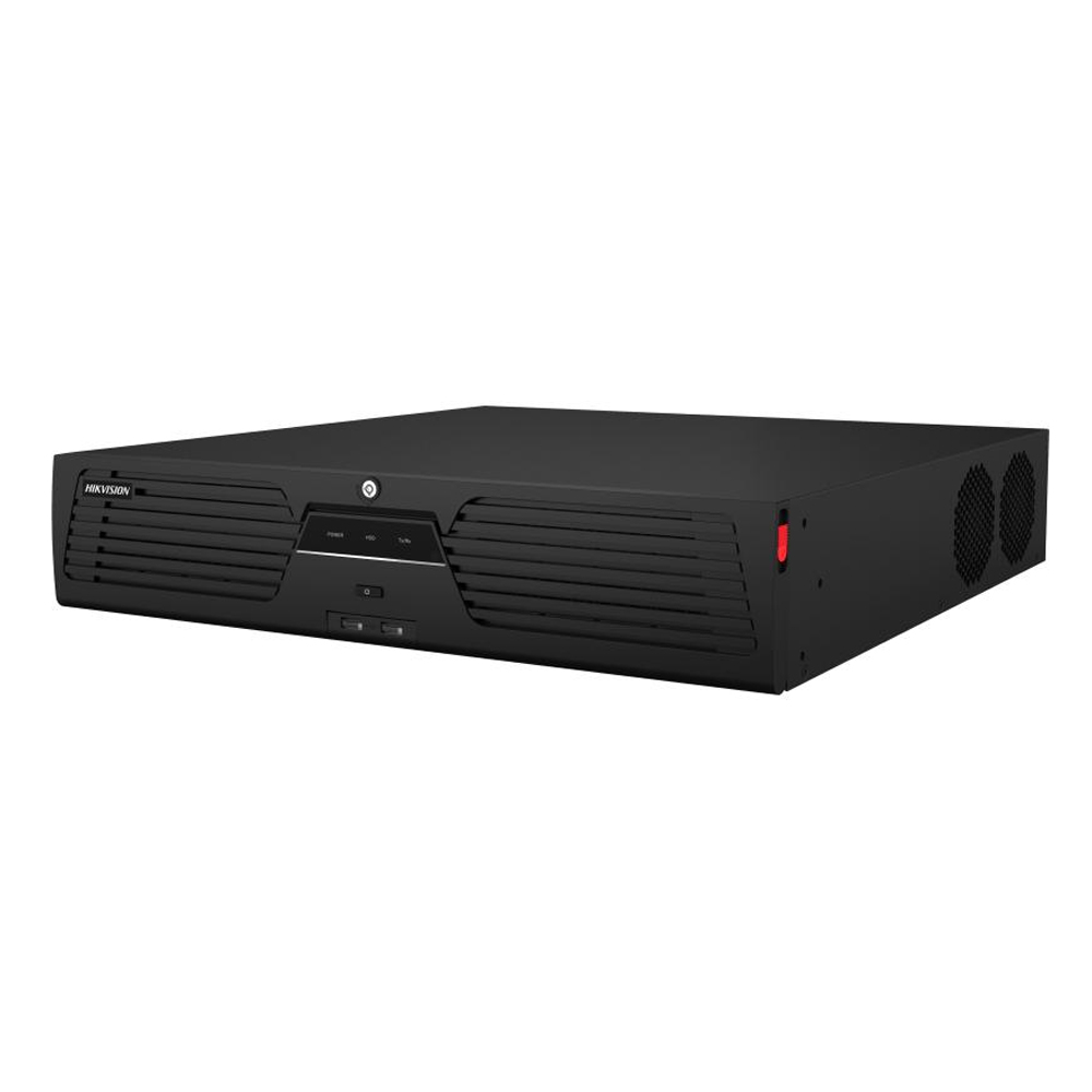 NVR HIKVISION 64CH CON 8 BAHÍAS SATA - IDEAL PARA VIGILANCIA Y ALMACENAMIENTO ASEGURADO 220V - 1