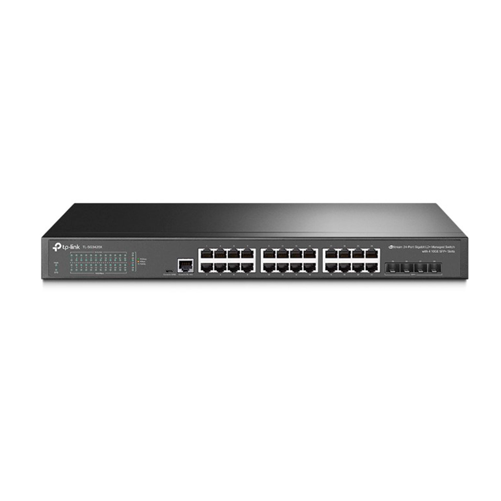 CONMUTADOR TP-LINK JETSTREAM TL-SG3428X, 28 PUERTOS, GESTIÓN AVANZADA, 10G SFP+ Y MONTAJE EN RACK - 1