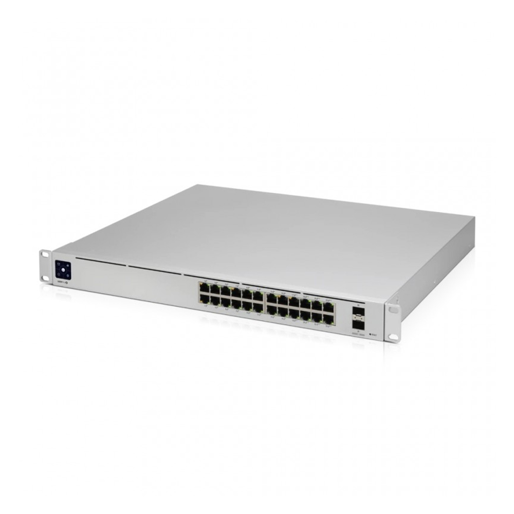 UBIQUITI UNIFI SWITCH USW-24: CONMUTADOR GESTIONADO 24 PUERTOS GIGABIT + 2 SFP PARA RED EFICIENTE - 1