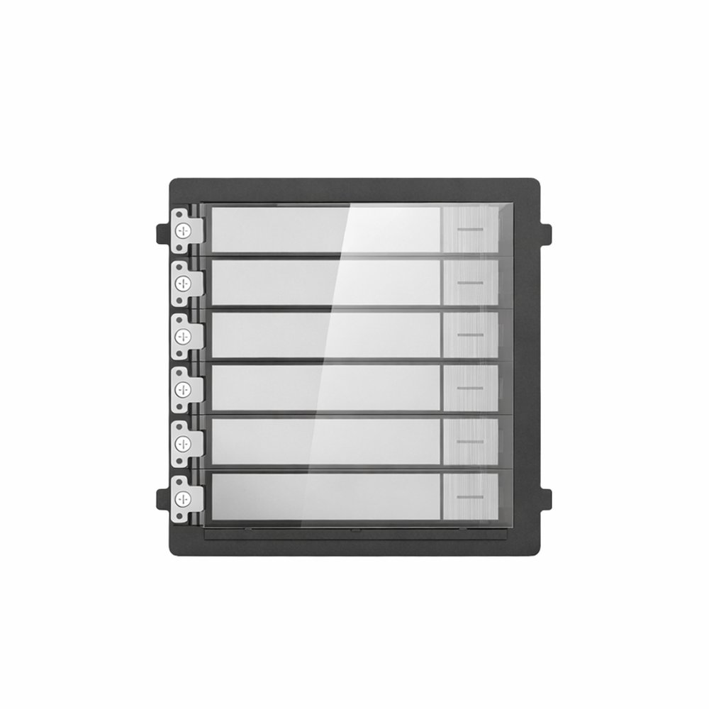 MÓDULO PARA VIDEOPERTOR HIKVISION DE 6 BOTONES - CONECTIVIDAD Y ESTILO PARA TU HOGAR MODERNO - 1