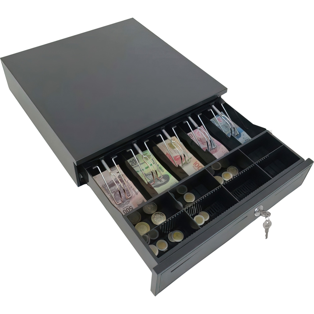 CAJA DE DINERO ADVANCE ADV-6406 DE 8 SLOTS CON CONECTIVIDAD RJ11 - 1