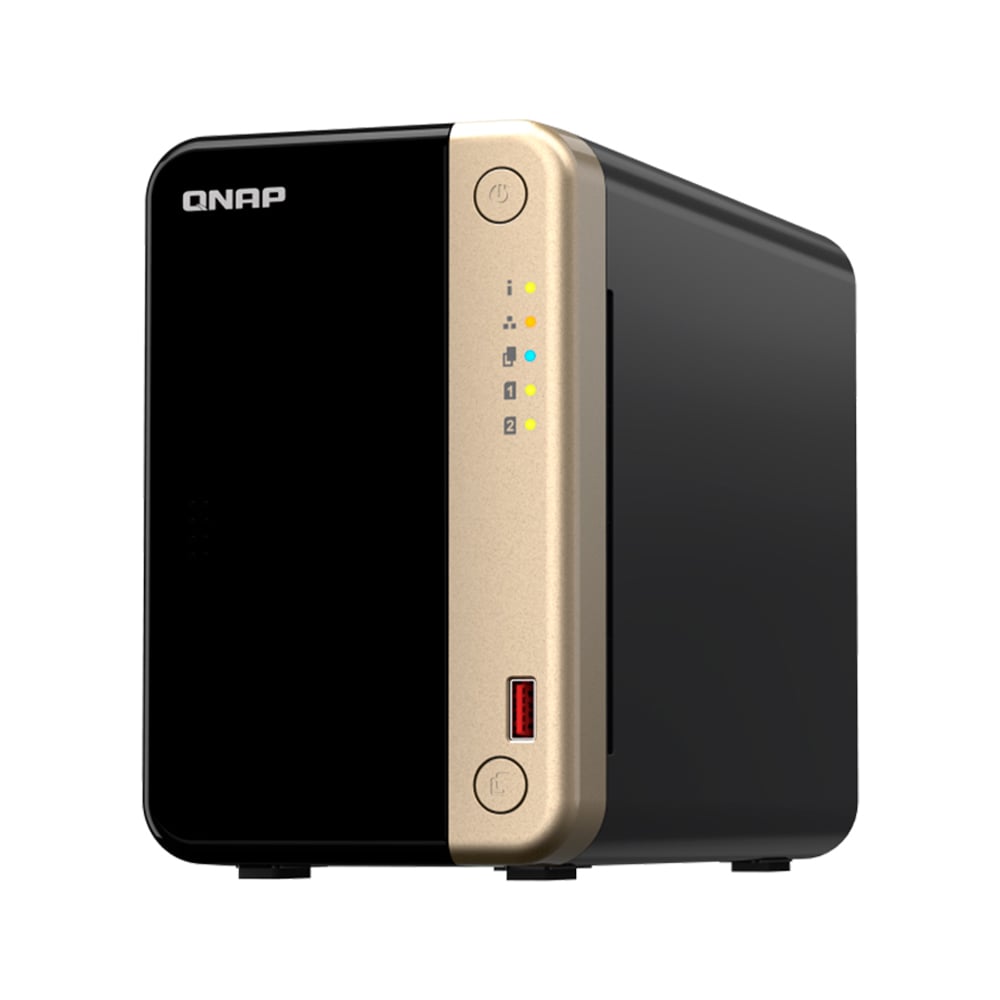 SERVIDOR NAS QNAP TS-264-8G CELERON N5095 8GB RAM 2 BAHÍAS SATA - 1