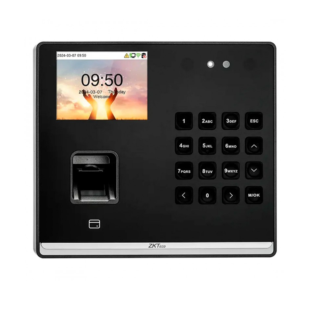 CONTROL DE ASISTENCIA ZKTECO ADMS 500 150000 EVENTOS, 1000 HUELLA Y TARJETA, BATERÍA DE RESPALDO - 1