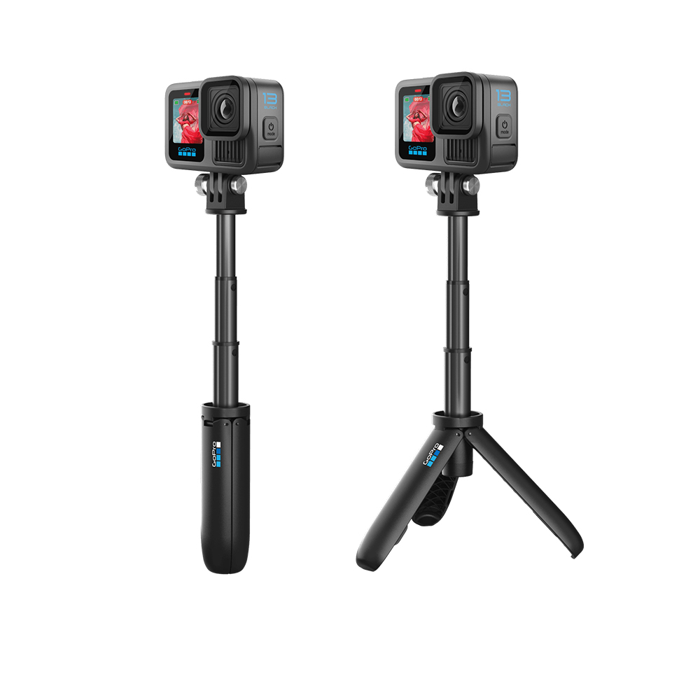 TRÍPODE MONOPIE GOPRO SHORTY: SOPORTE COMPACTO PARA CÁMARAS HERO Y MAX, IDEAL PARA SELFIES Y GRABACIONES. - 1