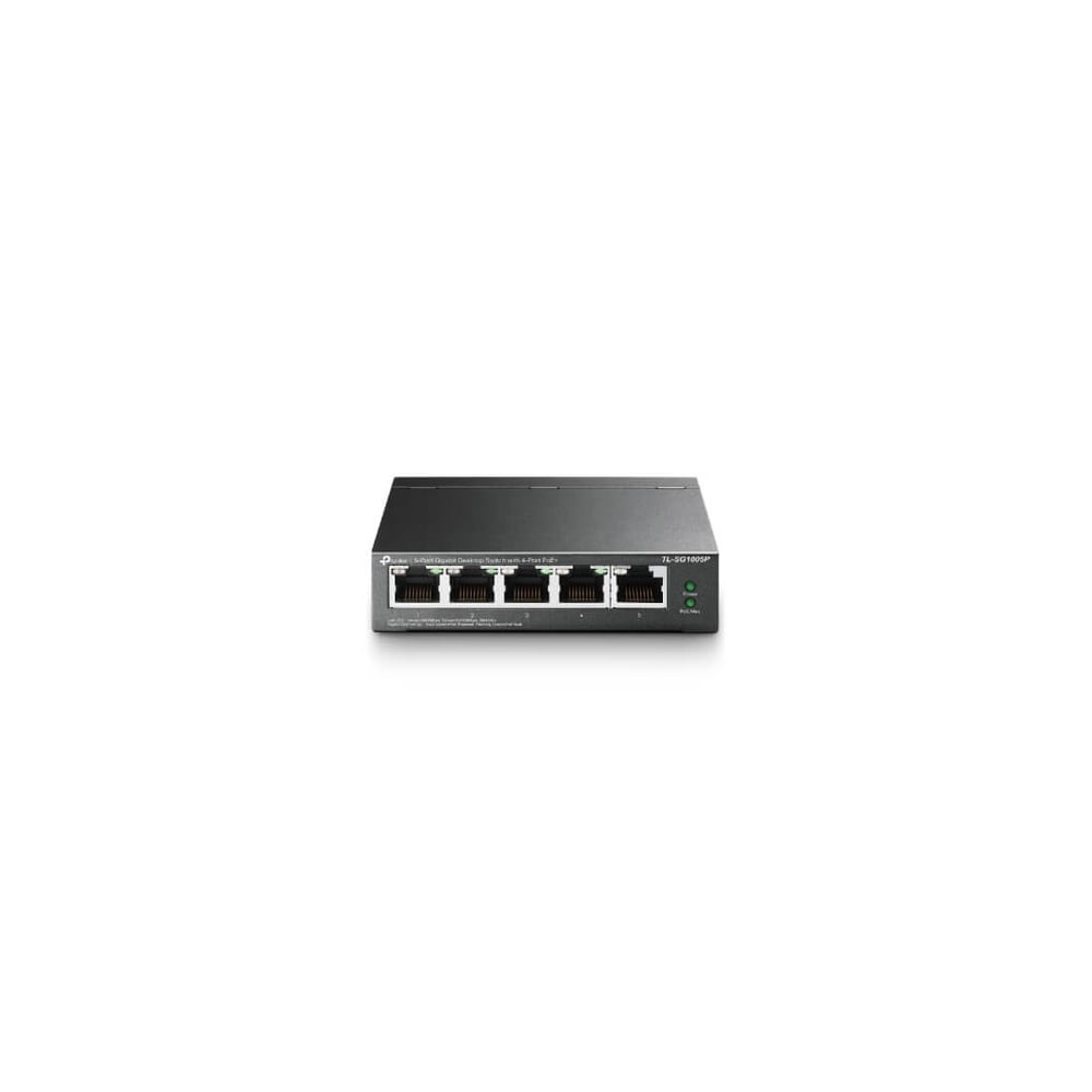 SWITCH TP-LINK 5 PUERTOS GIGABIT 4 POE - RENDIMIENTO SUPERIOR EN CARCASA PLÁSTICA COMPACTA - 1