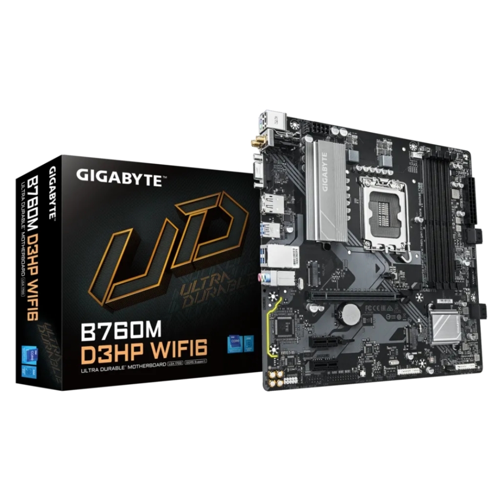PLACA BASE GIGABYTE B760M-E DDR5, 7200 MHZ, SOPORTE HASTA 96GB, IDEAL PARA GAMING Y MULTITAREA - 1
