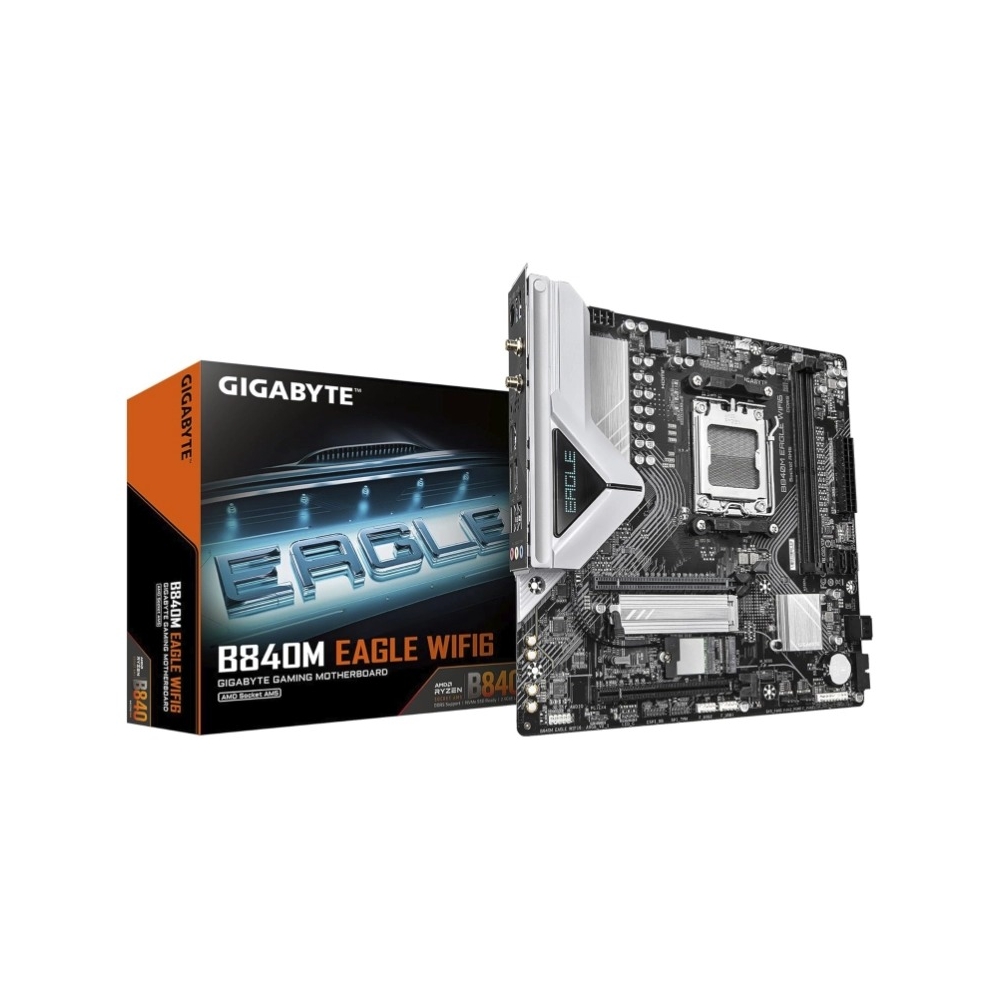 PLACA BASE GIGABYTE B840M EAGLE ATX DDR5 7200 MHZ CON TECNOLOGÍA WIFI 6 - RENDIMIENTO SUPERIOR - 1