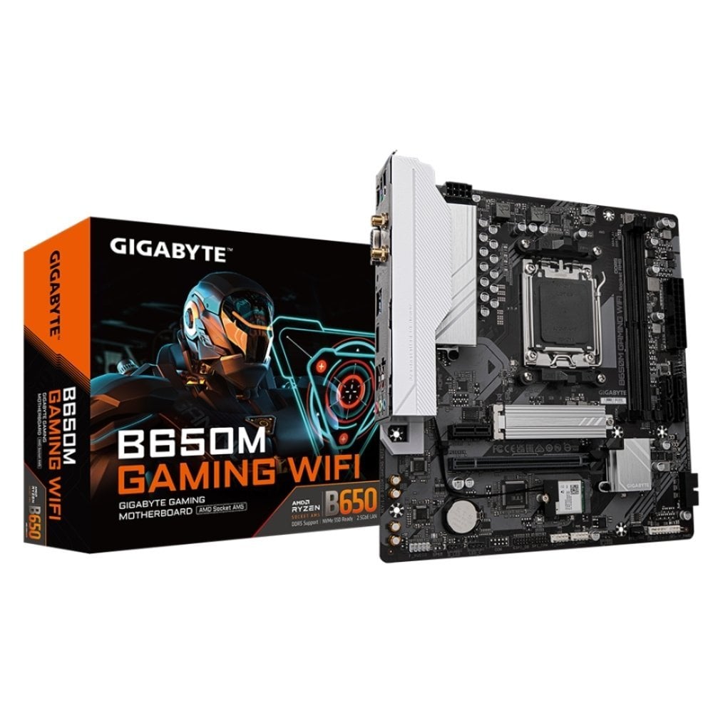 PLACA BASE GIGABYTE B650M GAMING WIFI M-ATX DDR5, CONEXIÓN WIFI, HDMI, ALTO RENDIMIENTO GAMING - 1