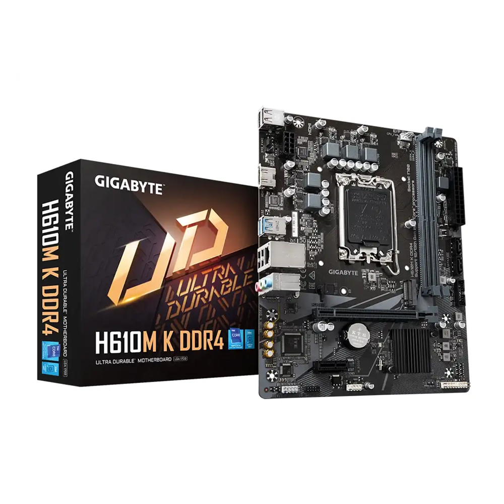 PLACA MADRE GIGABYTE H610M-K MICRO-ATX DDR4, HDMI, SOCKET LGA 1700 PARA INTEL 12ª/13ª GEN - 1