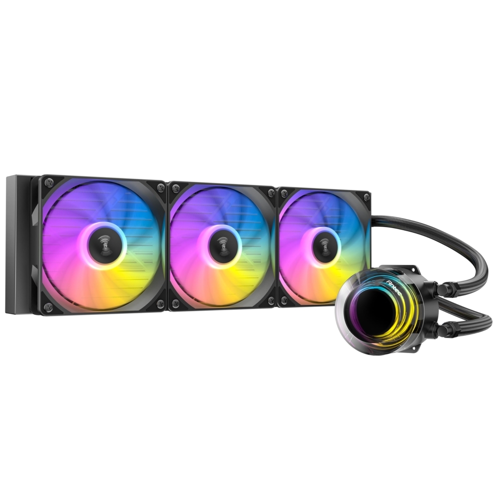 REFRIGERACIÓN LÍQUIDA AIO ANTEC VORTEX LUM 360 ARGB, RENDIMIENTO ÓPTIMO Y DISEÑO ELEGANTE EN NEGRO - 1