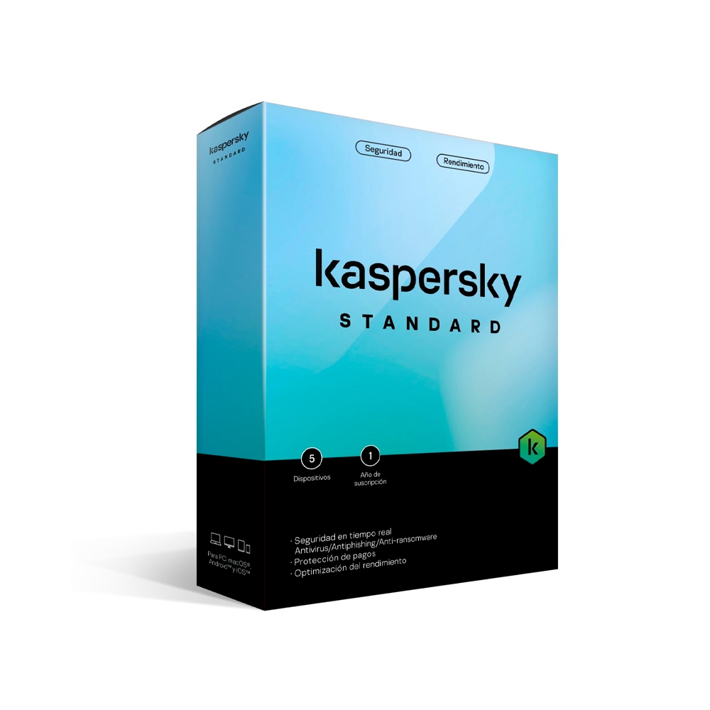 KASPERSKY STANDARD LATINOAMÉRICA - LICENCIA PARA 5 DISPOSITIVOS, PROTECCIÓN TOTAL Y FÁCIL MANEJO - 1