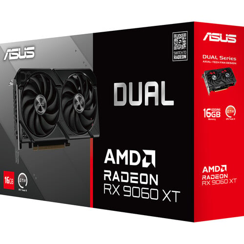 TARJETA GRÁFICA ASUS RX 9060 XT, 16GB GDDR6, RENDIMIENTO EXTREMO Y CONECTIVIDAD AVANZADA - 1