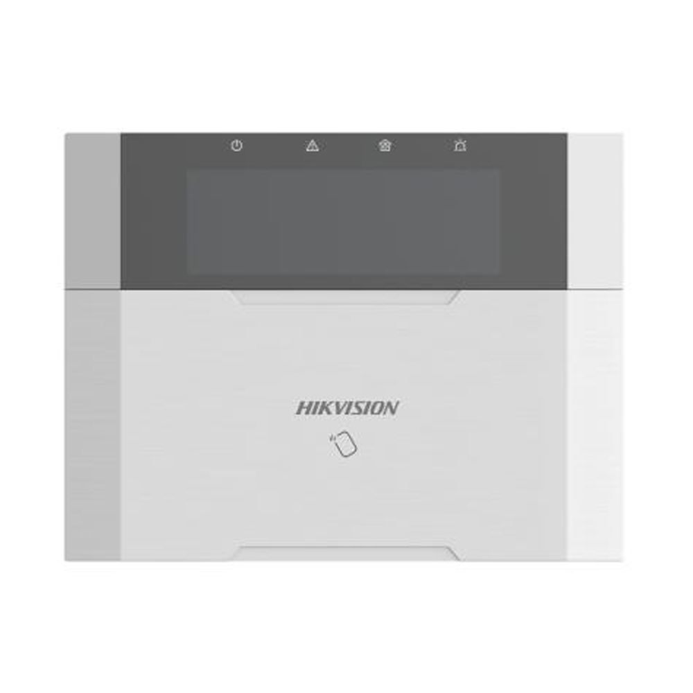 HIKVISION AX HYBRID PRO TECLADO LCD CABLEADO DS-PK1-LRT-HWB PARA SISTEMAS DE SEGURIDAD - 1