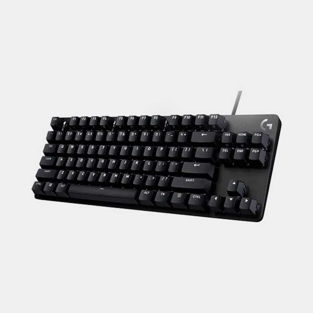 TECLADO MECÁNICO GAMING LOGITECH G413 TKL SE - RETROILUMINADO, COMPACTO Y RÁPIDO, COLOR NEGRO - 1