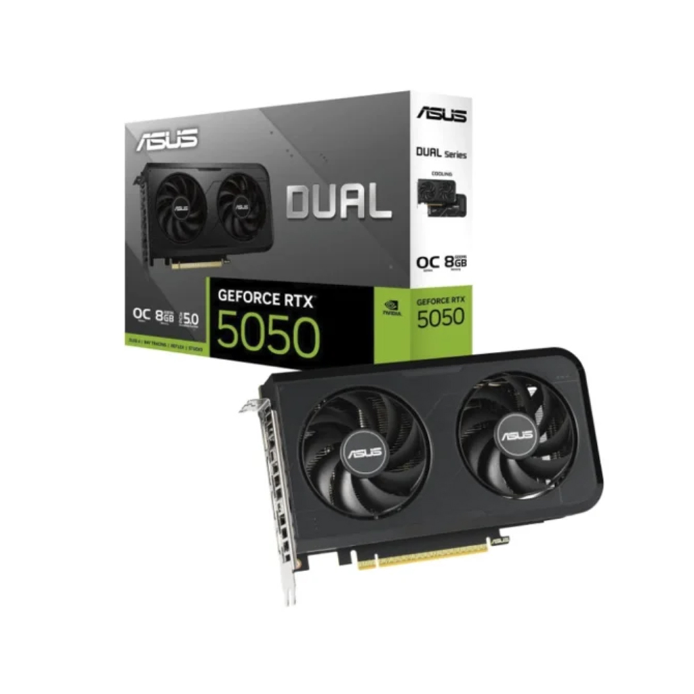TARJETA DE VIDEO ASUS PRIME RTX 5050 - 8GB GDDR6, ALTA VELOCIDAD, PCIE GEN 5.0 PARA JUEGOS - 1
