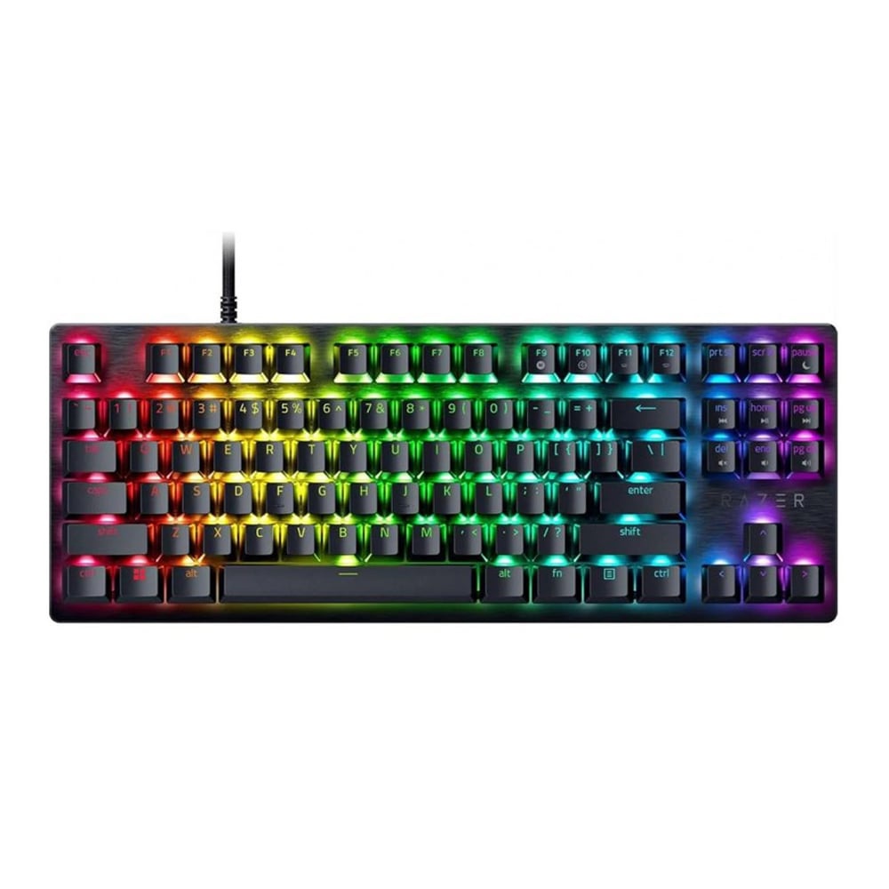 TECLADO RAZER HUNTSMAN V3 TKL - SWITCH OPTO-MECÁNICO PURPLE, CHROMA RGB, COLOR NEGRO - 1
