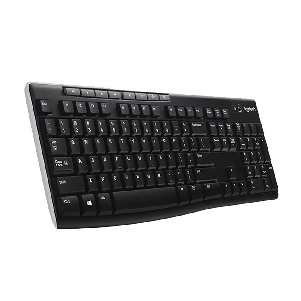 TECLADO INALÁMBRICO LOGITECH K270 USB, DISEÑO COMPACTO, COLOR NEGRO, CONEXIÓN UNIFICADA Y DURADERO. - 1