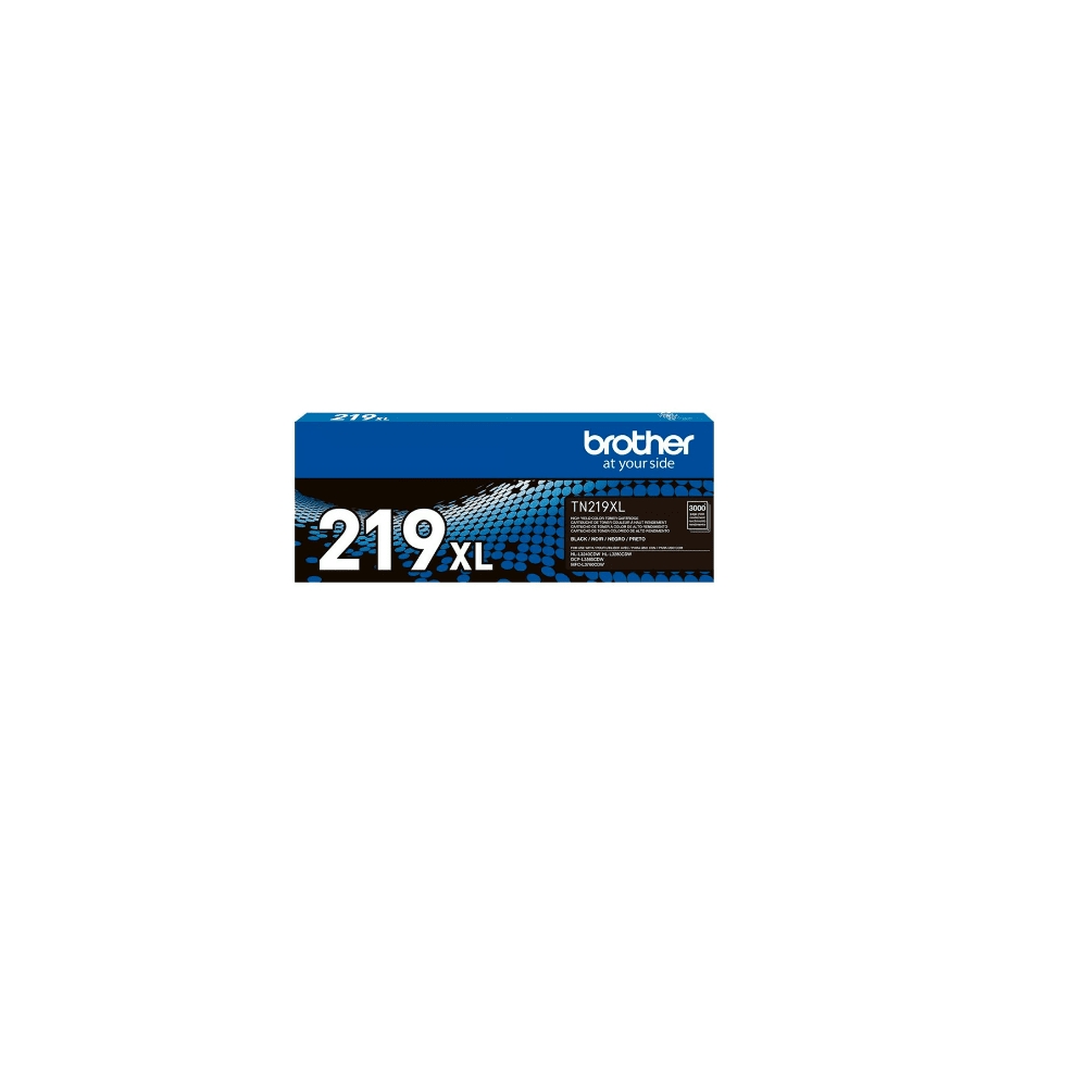 TÓNER BROTHER TN219XLBK NEGRO DE ALTA CAPACIDAD - COMPATIBLE CON L3560, L3760, L3280, 3000 PÁGINAS - 1