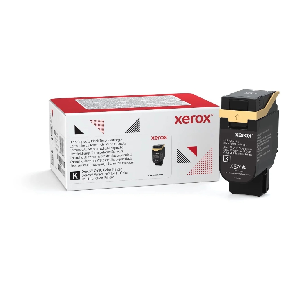 TÓNER XEROX VERSALINK C410/C415 DE ALTA CAPACIDAD 10.5K EN COLOR NEGRO PARA IMPRESIÓN PROFESIONAL - 1