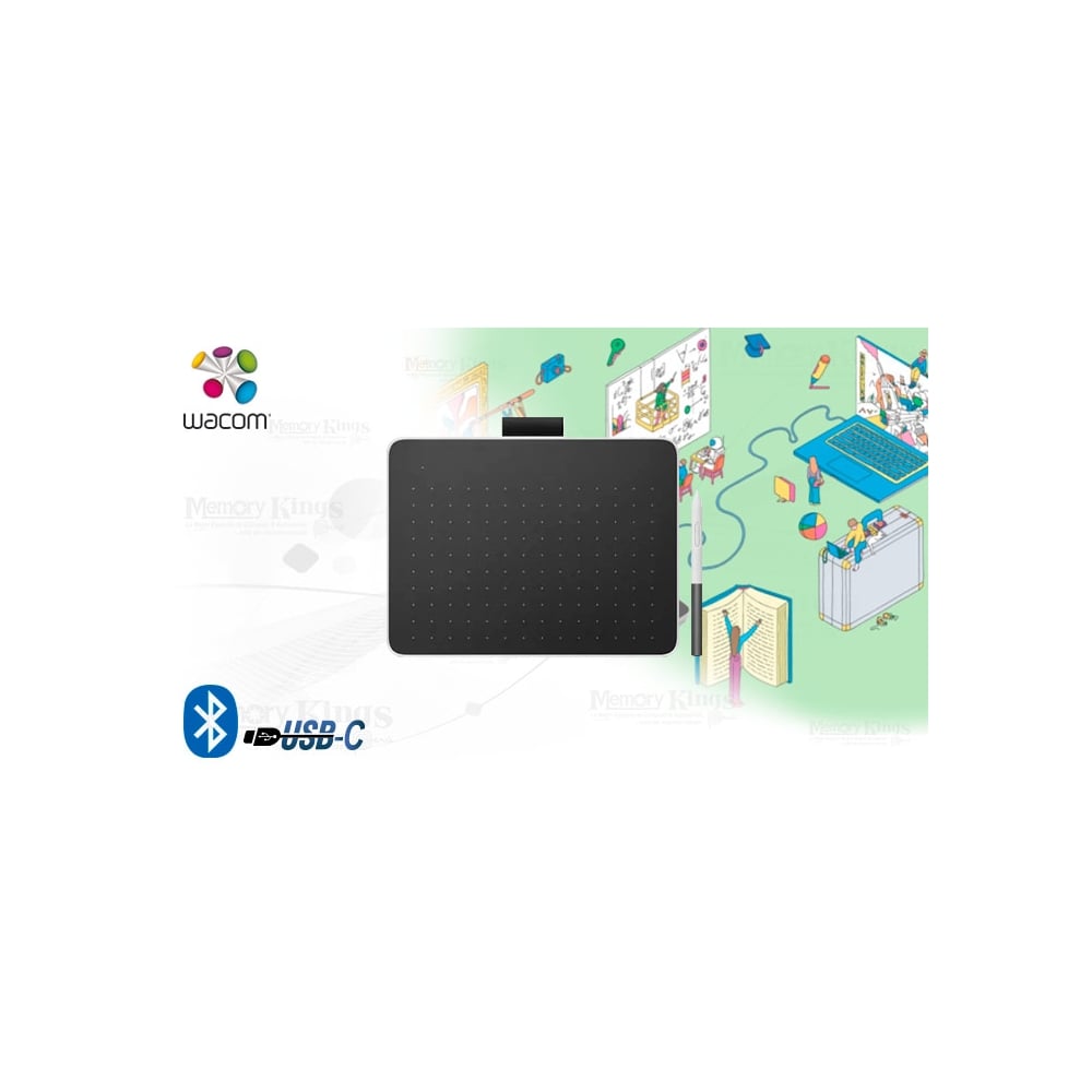 TABLETA GRÁFICA WACOM ONE SMALL - IDEAL PARA DIBUJAR, LIGERA Y PORTÁTIL, CON EXCELENTE PRECISIÓN Y COLOR. - 1