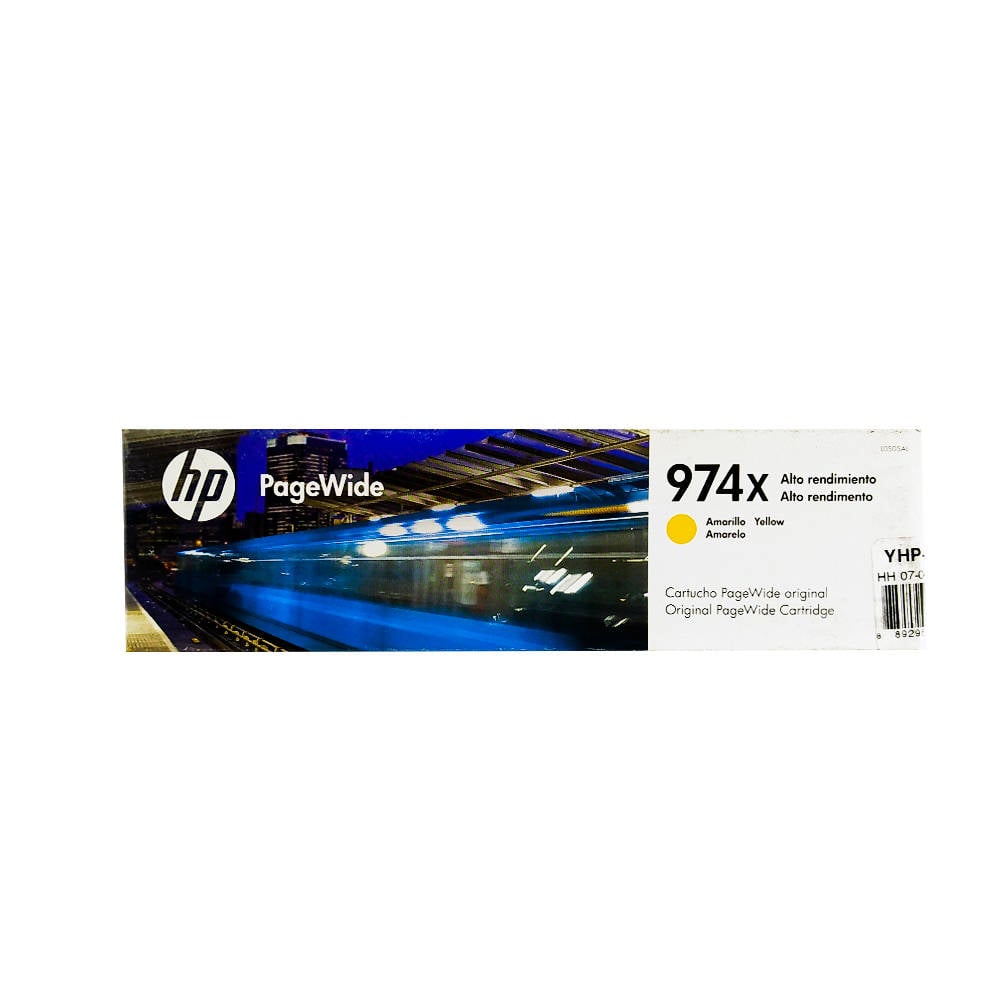 TINTA HP 974XL AMARILLA - RINDE 7,000 PÁGINAS, COMPATIBLE Y DE ALTA CALIDAD PARA IMPRESORAS HP - 1