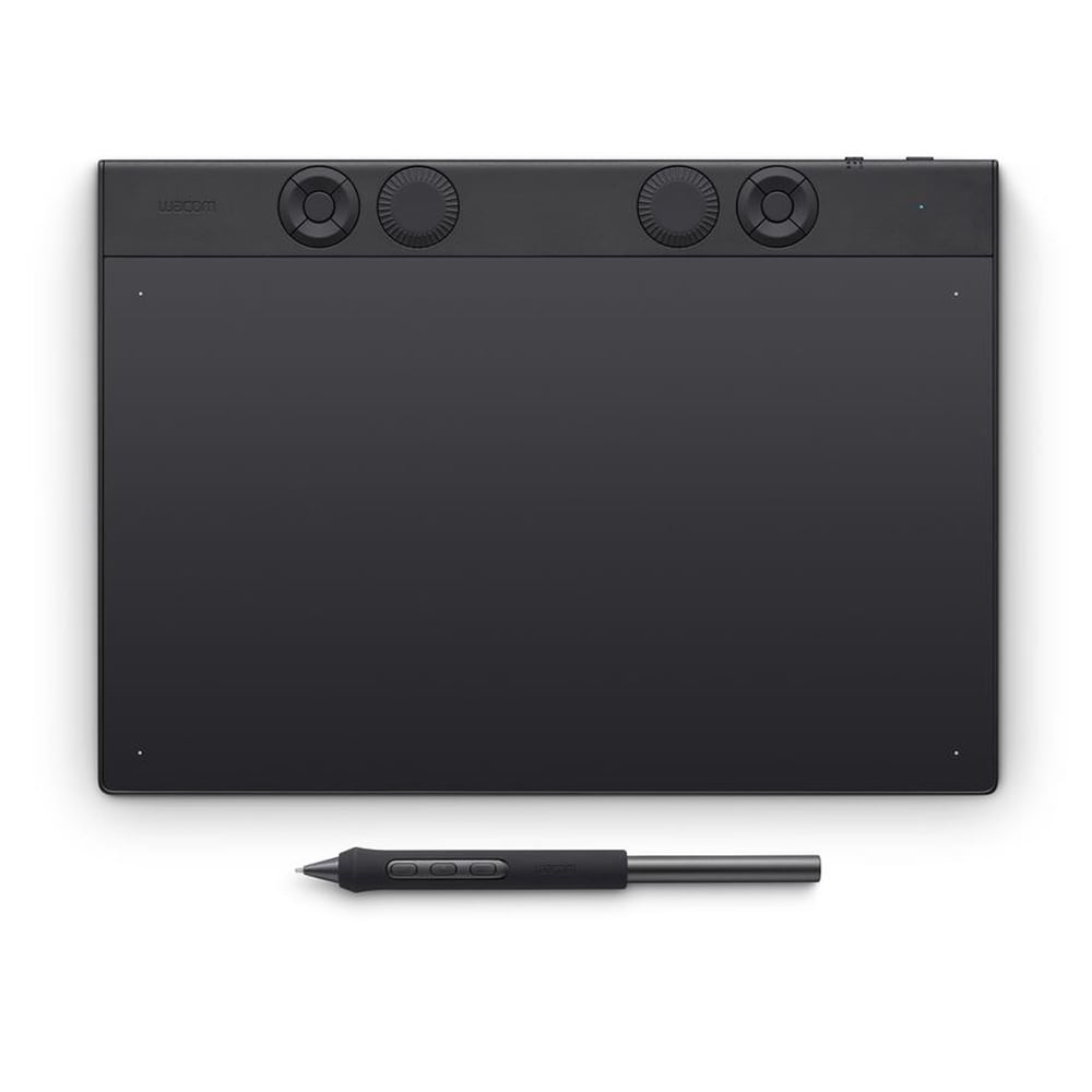 TABLETA GRÁFICA WACOM INTUOS PRO 5080 LPI 8192 NIVELES PRESIÓN CON CABLE INALÁMBRICO NEGRO - 1