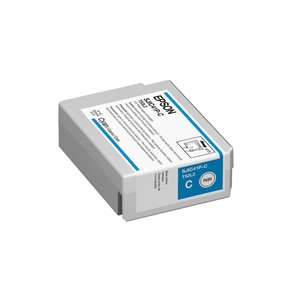 CARTUCHO DE TINTA EPSON C13T52L220 CYAN  PARA C4000  CAPACIDAD DE TINTA - 1
