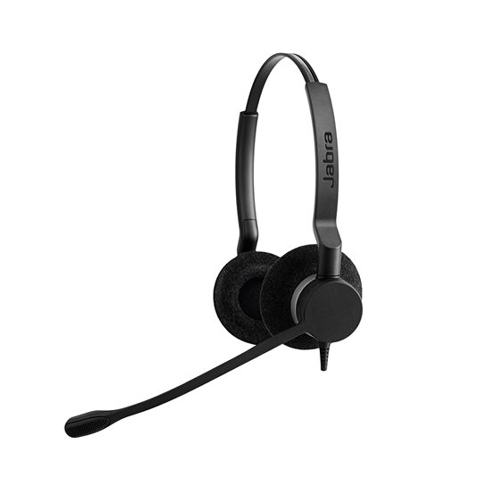 AURICULARES JABRA BIZ 2300 QD DUO CABLEADOS - SONIDO PREMIUM, CONEXIÓN RÁPIDA Y COMODIDAD ERGONOMÍA - 1