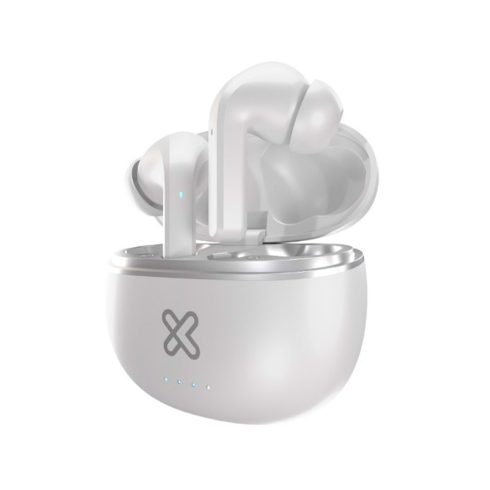 AUDÍFONOS KLIP XTREME KTE-755WH TRUE WIRELESS CON ANC Y 22 HORAS DE BATERÍA EN COLOR BLANCO - 1