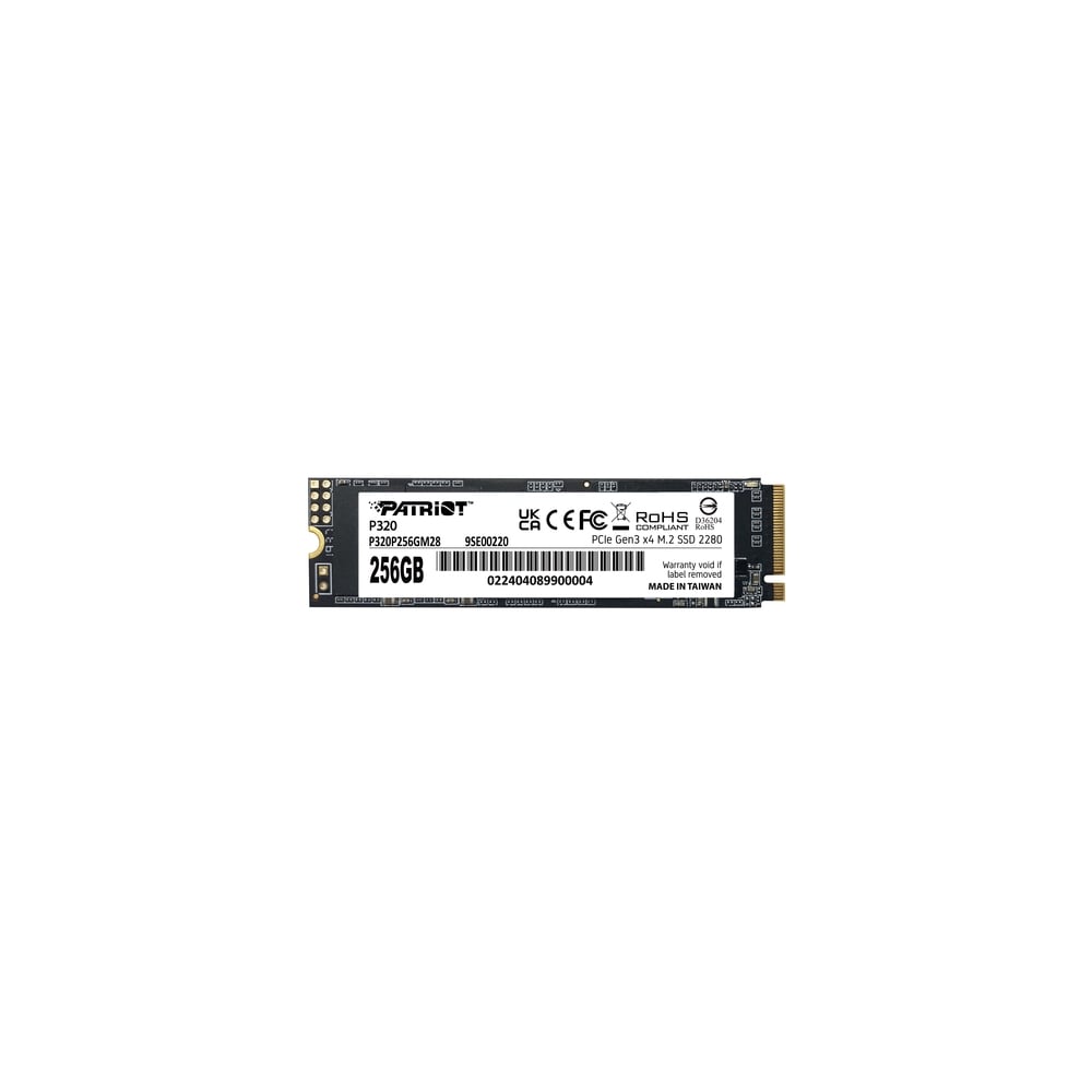 SSD M.2 PCIE 256GB PATRIOT P320 G3 - RÁPIDO, COMPACTO Y ALTO RENDIMIENTO PARA MEJORAR TU PC - 1