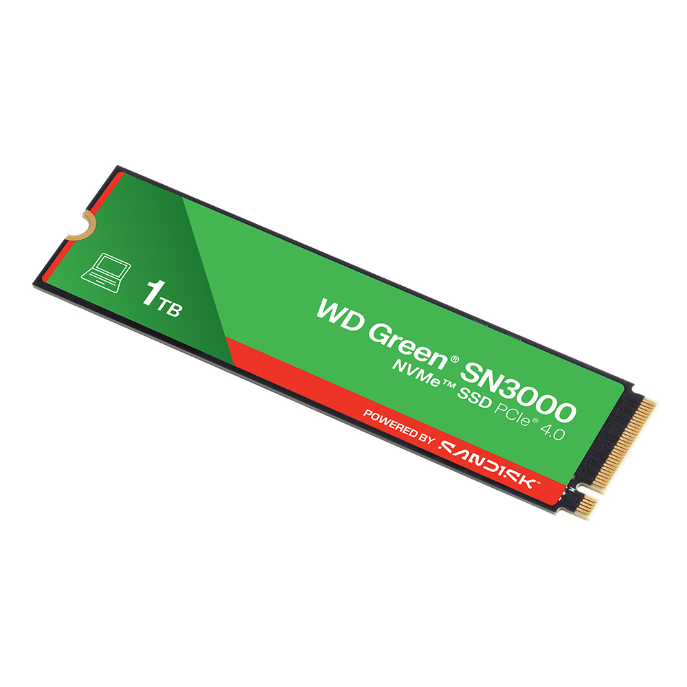 UNIDAD SSD NVME WD GREEN SN3000 1 TB PCIE GEN4 X4 - 1