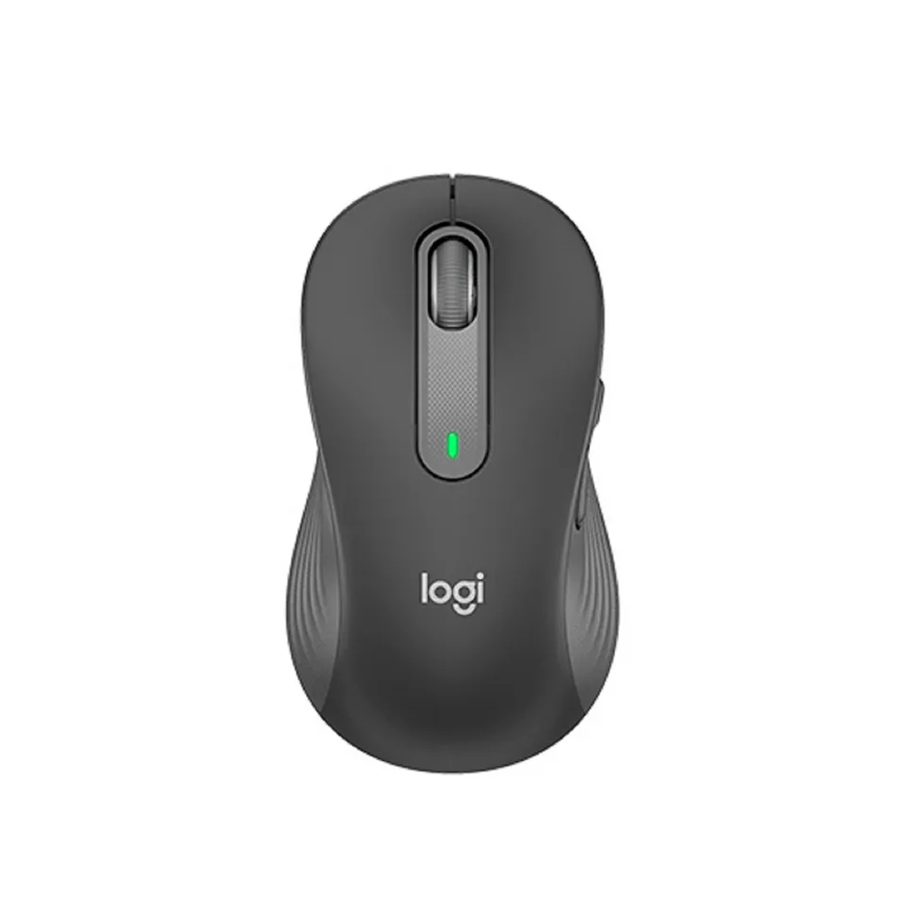 MOUSE LOGITECH SIGNATURE M650 SILENT GRANDE INALÁMBRICO / BLUETOOTH NEGRO - COMODIDAD SIN RUIDO - 1