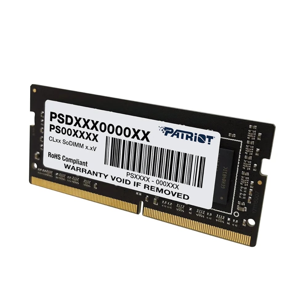 MEMORIA SODIMM DDR4 16GB 3200 MHZ CL22 PATRIOT SIGNATURE – ALTA VELOCIDAD Y RENDIMIENTO PARA LAPTOP - 1