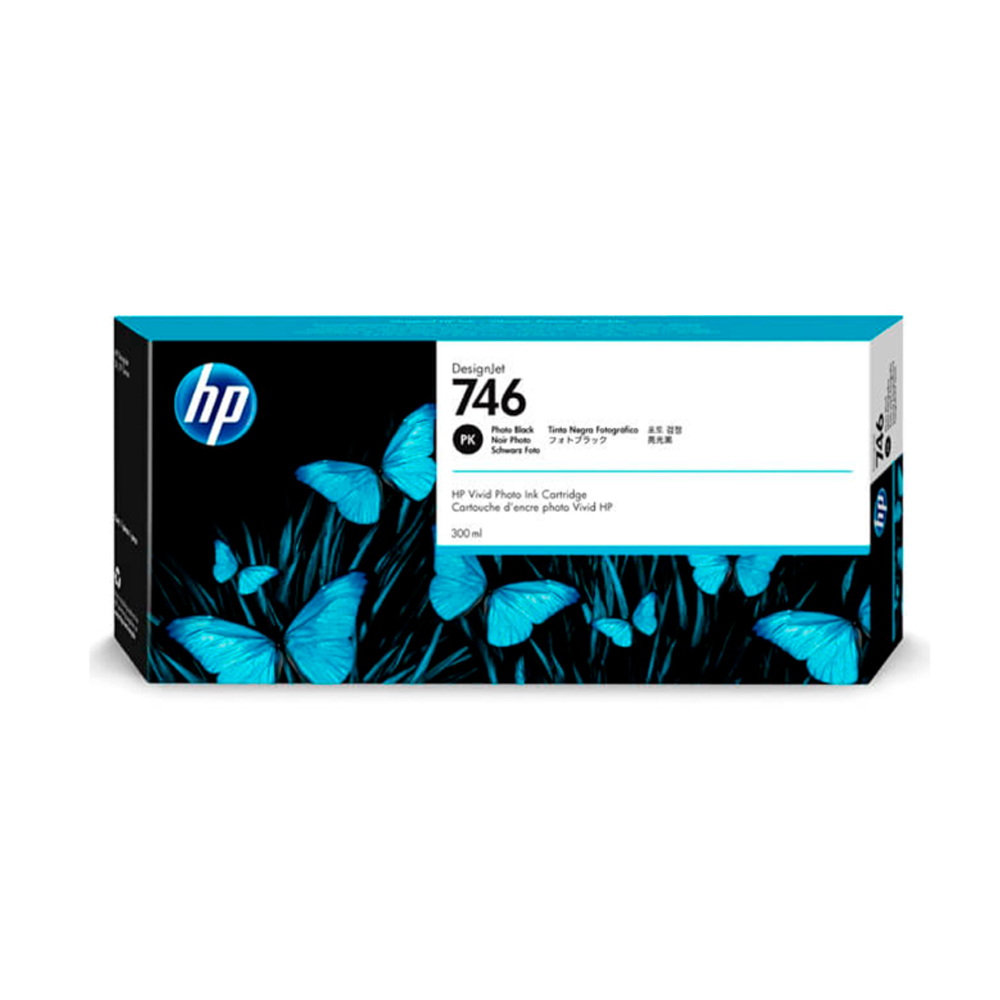 TINTA HP P2V82A 746 300ML PHOTO BLACK PARA Z6 Z9 - 1