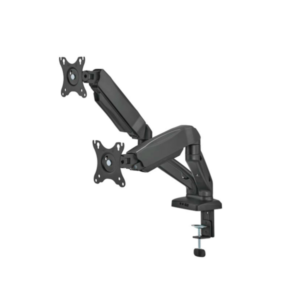 SOPORTE DE ESCRITORIO ARTICULADO KOREANO KE-C024E PARA MONITORES 17-32 PULGADAS, CARGA 9KG - 1