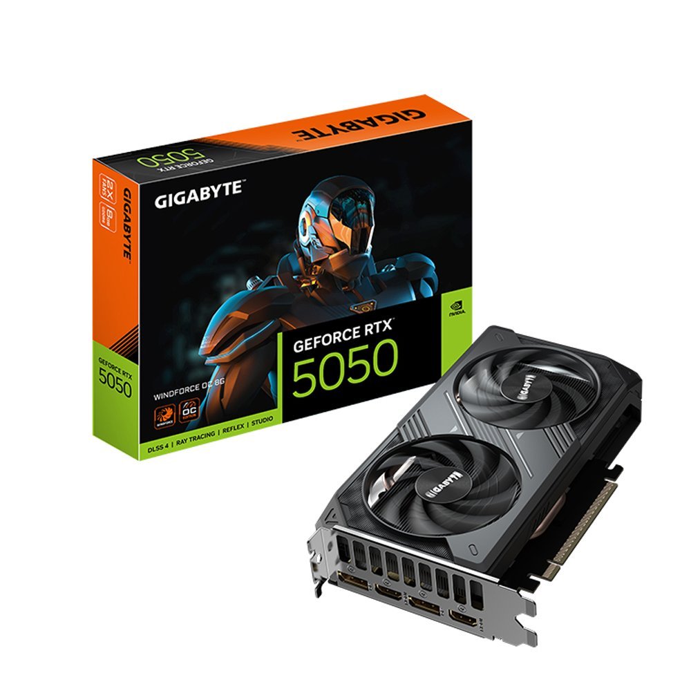 TARJETA GRÁFICA GIGABYTE GEFORCE RTX 5050 OC 8GB GDDR6 - RENDIMIENTO SUPERIOR Y EFICIENCIA ENERGÉTICA - 1