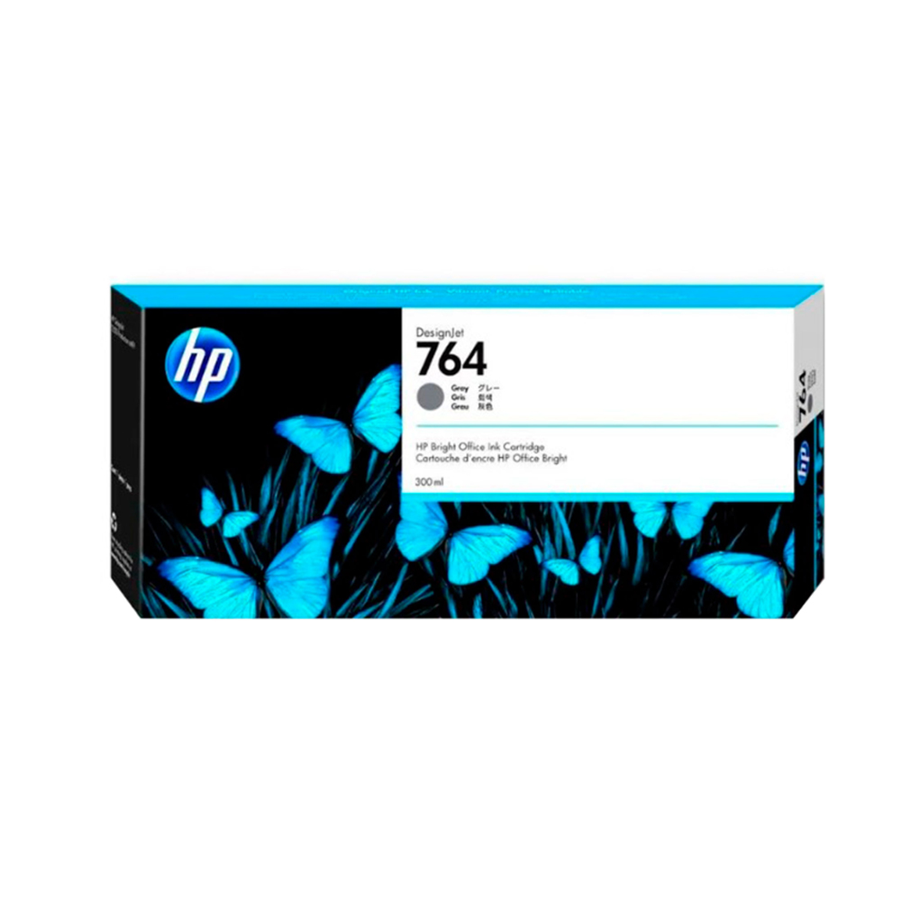 TINTA HP 764A GRAY 300ML – PERFECTA PARA IMPRESIONES DE ALTA CALIDAD Y DURADERAS EN TUS PROYECTOS - 1