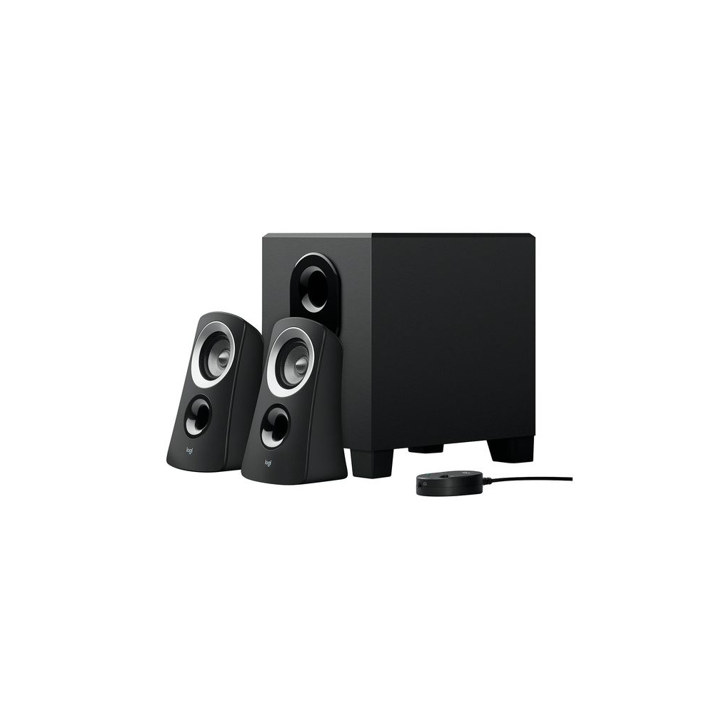 PARLANTE 2.1 LOGITECH Z313 DE 25W EN COLOR NEGRO - SONIDO ENVOLVENTE Y POTENTE PARA TU HOGAR - 1