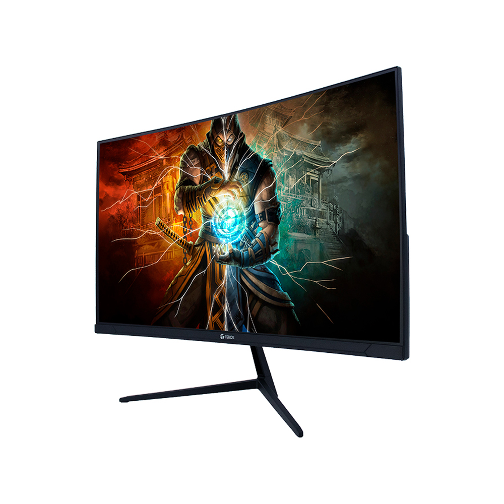 MONITOR CURVO GAMING TEROS TE-2787G 27'' FHD VA 180HZ 1MS - HDMI, DP, AUDIO OUT, NEGRO - 1