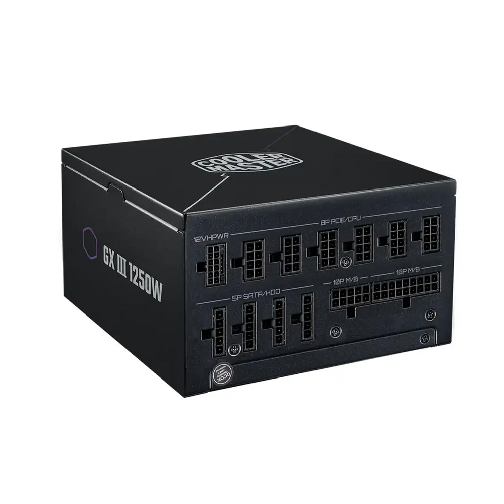 FUENTE DE PODER COOLER MASTER GX III FM 1250W 80 PLUS GOLD - EFICIENCIA Y RENDIMIENTO SUPERIOR - 1